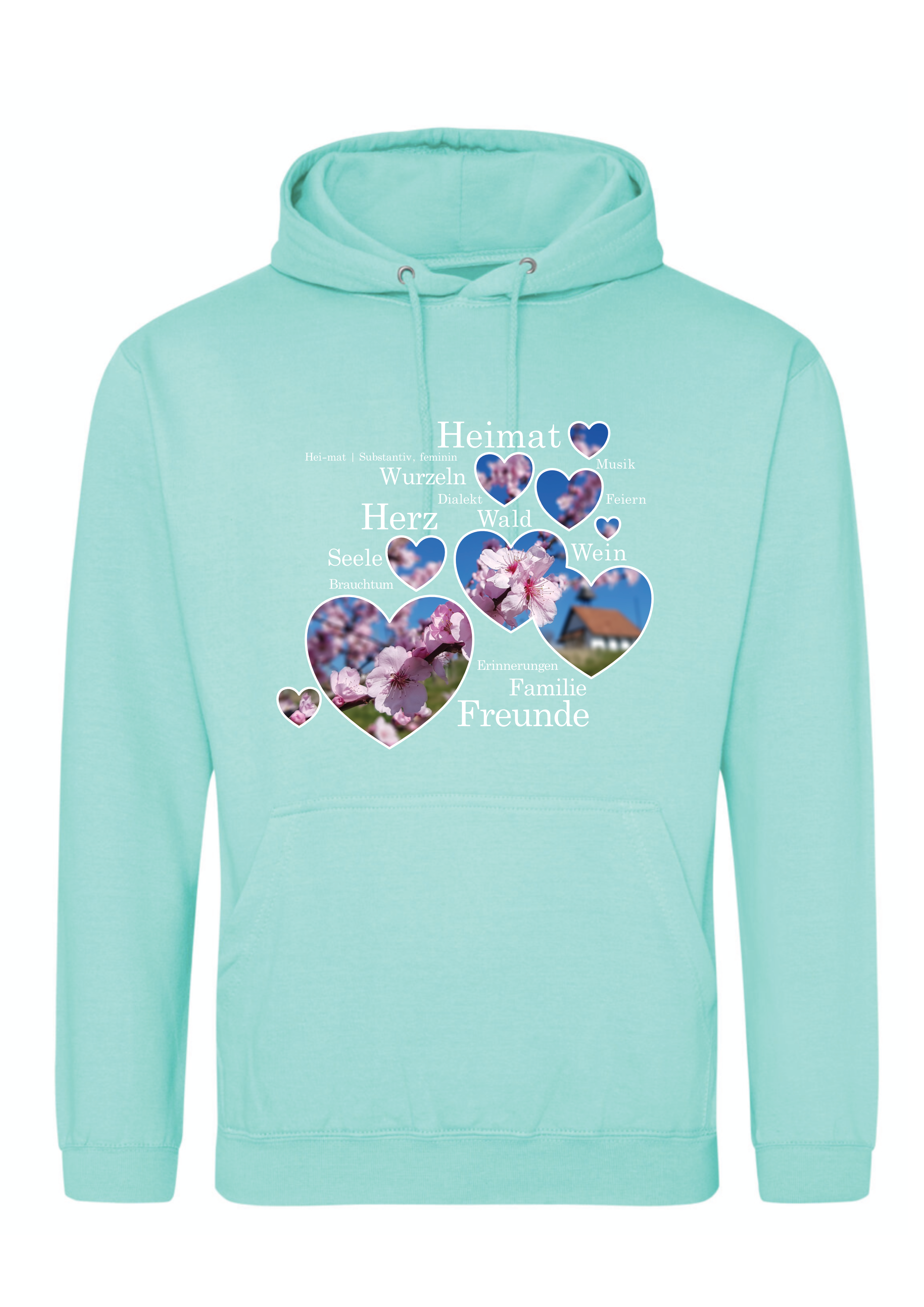 Mandelblüte 02 - Classic Hoody - peppermint