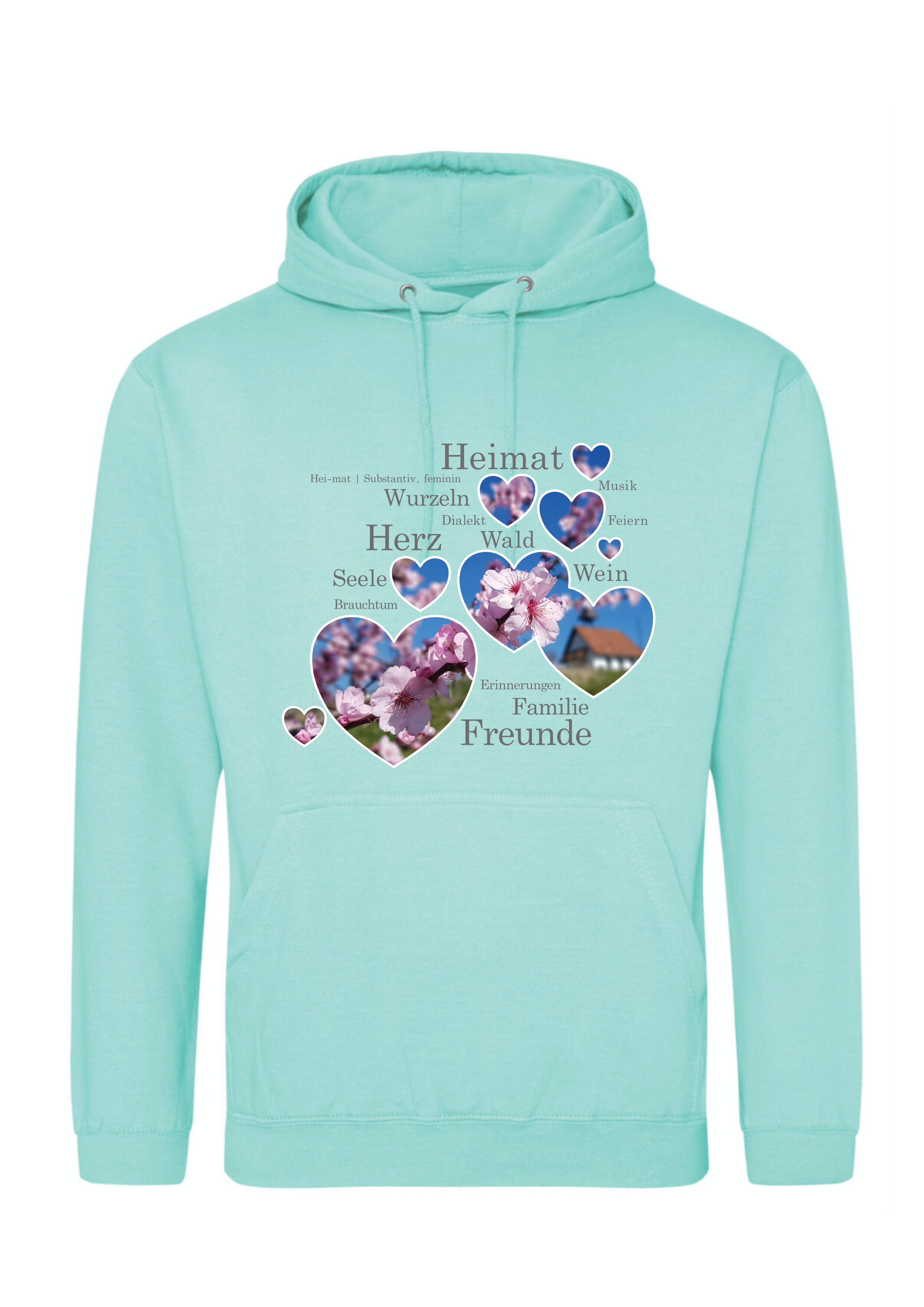 Mandelblüte 02 - Classic Hoody - peppermint