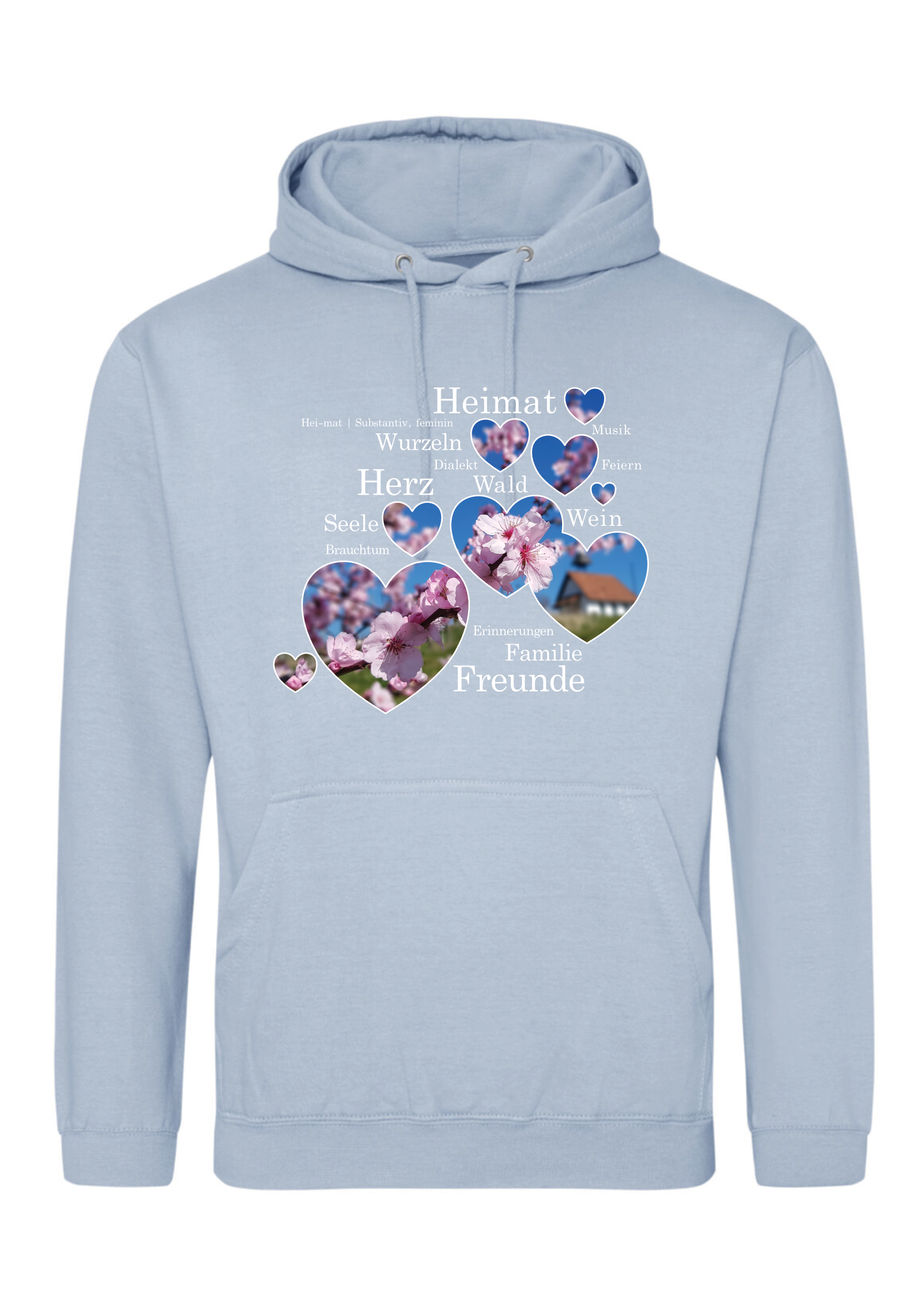 Mandelblüte 02 - Classic Hoody - ice blue