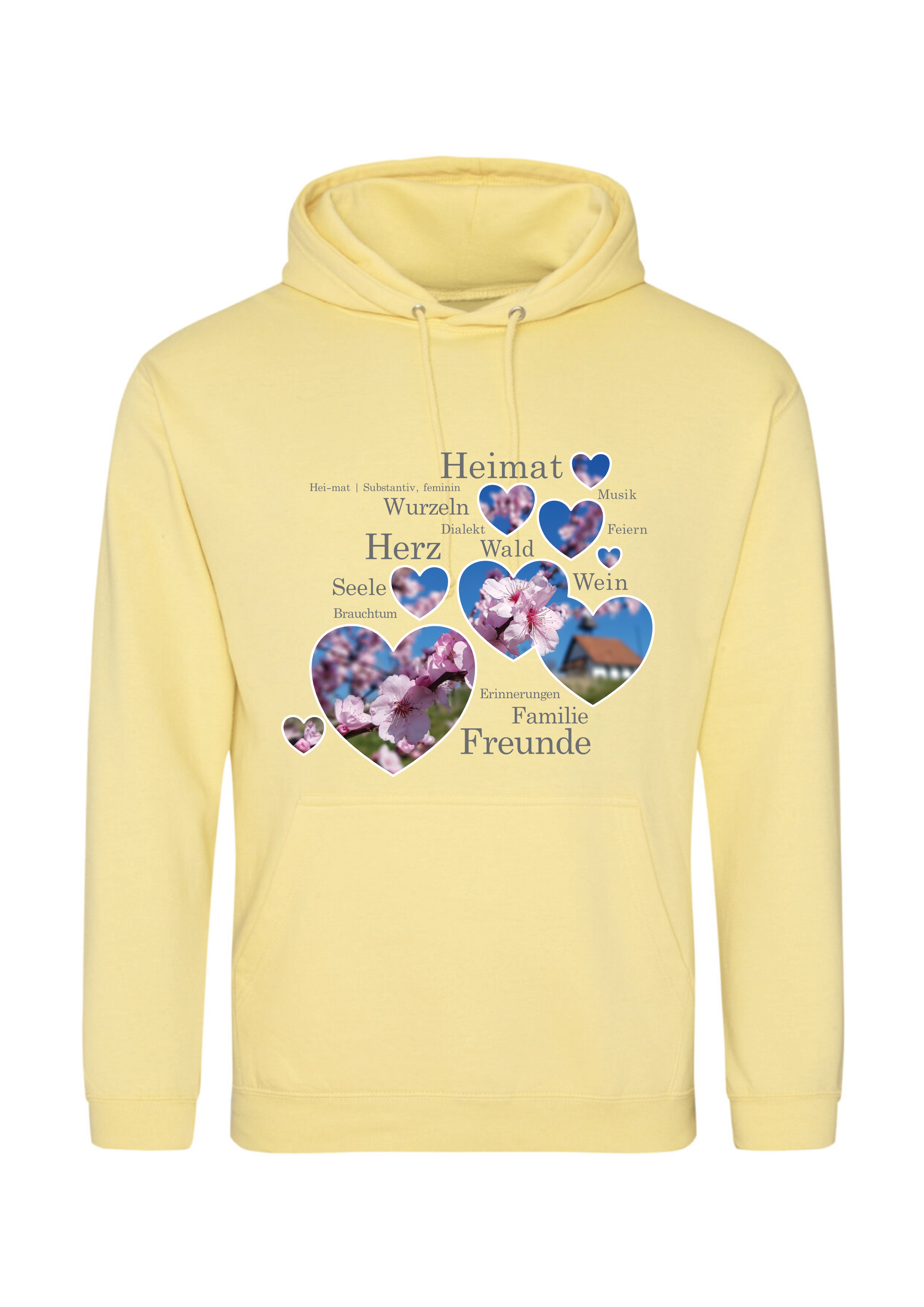 Mandelblüte 02 - Classic Hoody - sherbet lemon